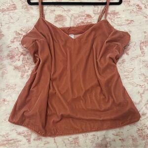Old Navy Women’s Velvet Cami Top in Desert Rose Size XL